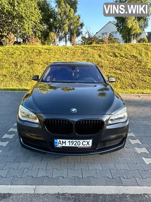 Седан BMW 7 Series 2013 2.98 л. Автомат обл. Житомирська, Житомир - Фото 1/21