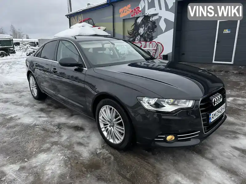 Седан Audi A6 2013 2 л. Автомат обл. Житомирська, Житомир - Фото 1/21