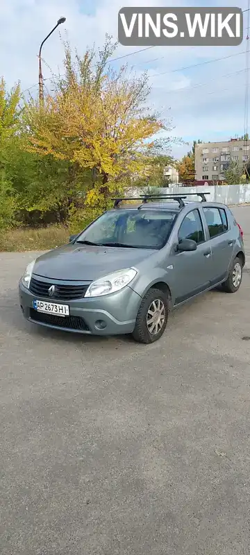 Хетчбек Renault Sandero 2010 1.39 л. Ручна / Механіка обл. Запорізька, Запоріжжя - Фото 1/13