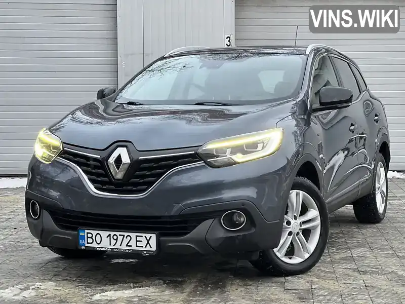 Внедорожник / Кроссовер Renault Kadjar 2016 1.6 л. Ручная / Механика обл. Тернопольская, Тернополь - Фото 1/21