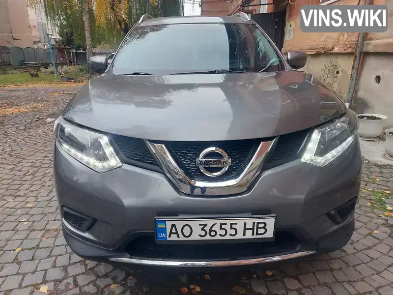 Позашляховик / Кросовер Nissan Rogue 2015 2.49 л. Варіатор обл. Закарпатська, Мукачево - Фото 1/21