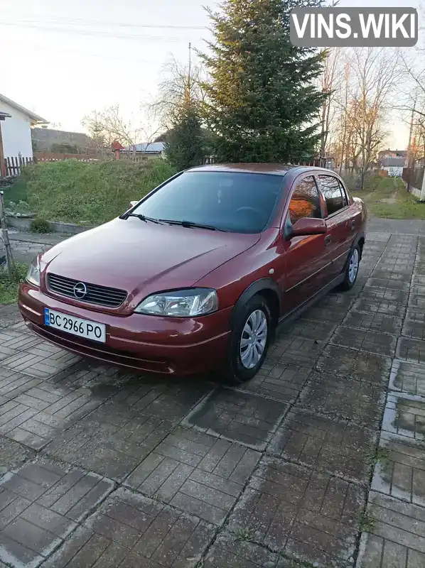 Седан Opel Astra 2001 1.6 л. Ручна / Механіка обл. Львівська, Стрий - Фото 1/21