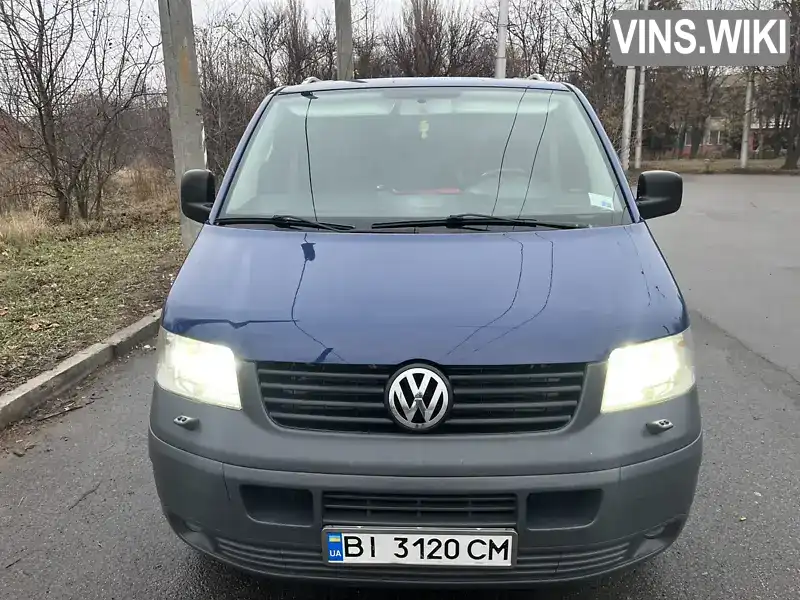 Мінівен Volkswagen Transporter 2008 2.5 л. Ручна / Механіка обл. Полтавська, Полтава - Фото 1/21