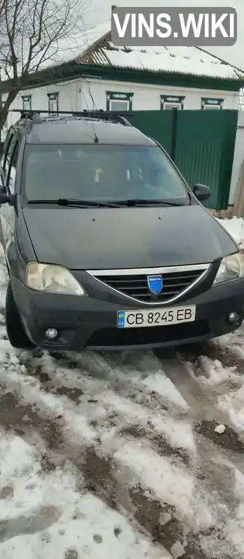 Універсал Dacia Logan MCV 2007 1.6 л. Ручна / Механіка обл. Чернігівська, Сосниця - Фото 1/6