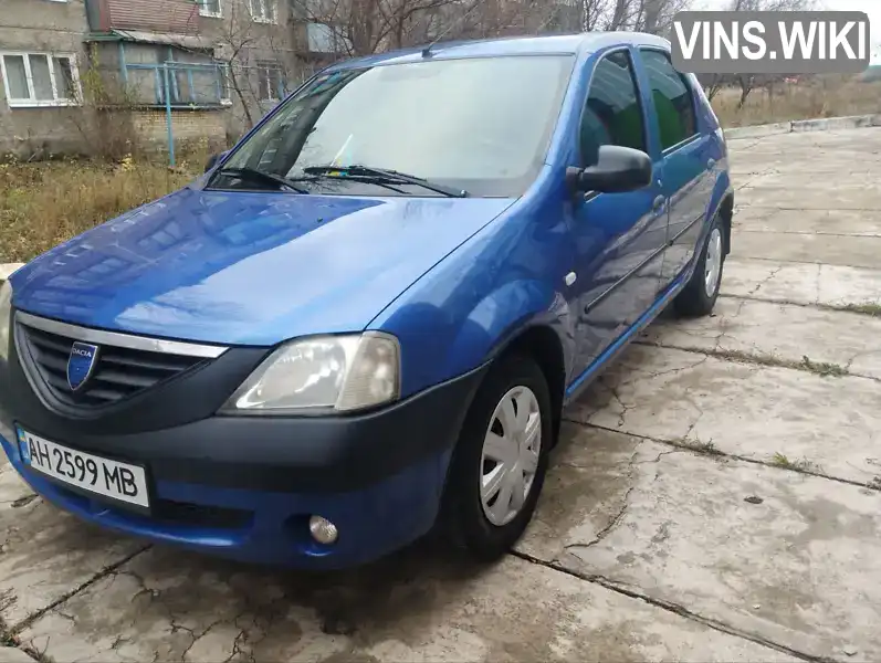 Седан Dacia Logan 2005 1.39 л. Ручна / Механіка обл. Донецька, Слов'янськ - Фото 1/21