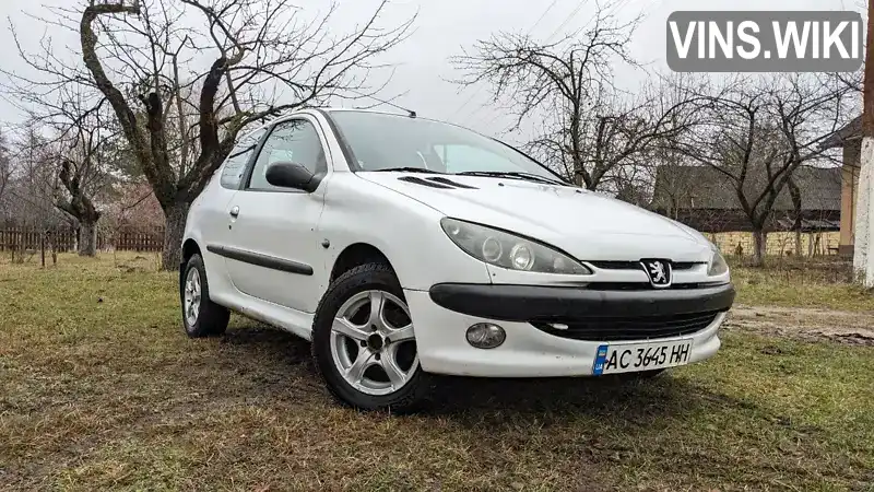 Хетчбек Peugeot 206 2002 1.9 л. Ручна / Механіка обл. Волинська, Луцьк - Фото 1/21