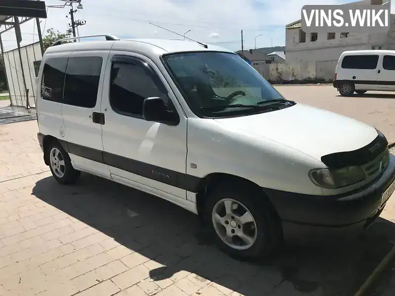 Мінівен Citroen Berlingo 1999 1.9 л. Ручна / Механіка обл. Івано-Франківська, Рогатин - Фото 1/11