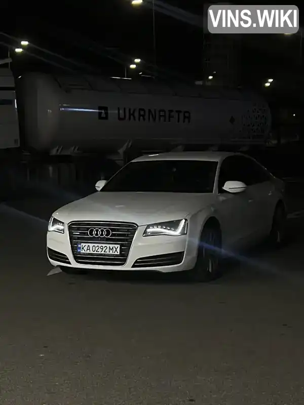 Седан Audi A8 2012 3 л. Автомат обл. Київська, Київ - Фото 1/20