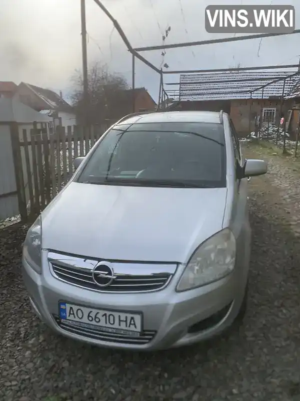 Мінівен Opel Zafira 2011 1.69 л. Ручна / Механіка обл. Закарпатська, Мукачево - Фото 1/4