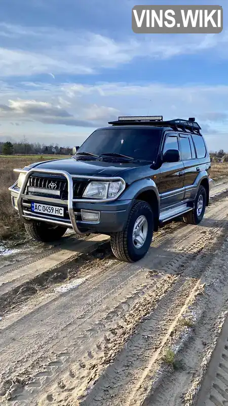 Позашляховик / Кросовер Toyota Land Cruiser Prado 2001 3 л. Автомат обл. Волинська, Маневичі - Фото 1/21