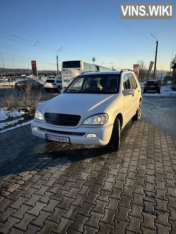 Позашляховик / Кросовер Mercedes-Benz M-Class 2003 2.7 л. Типтронік обл. Тернопільська, Тернопіль - Фото 1/17