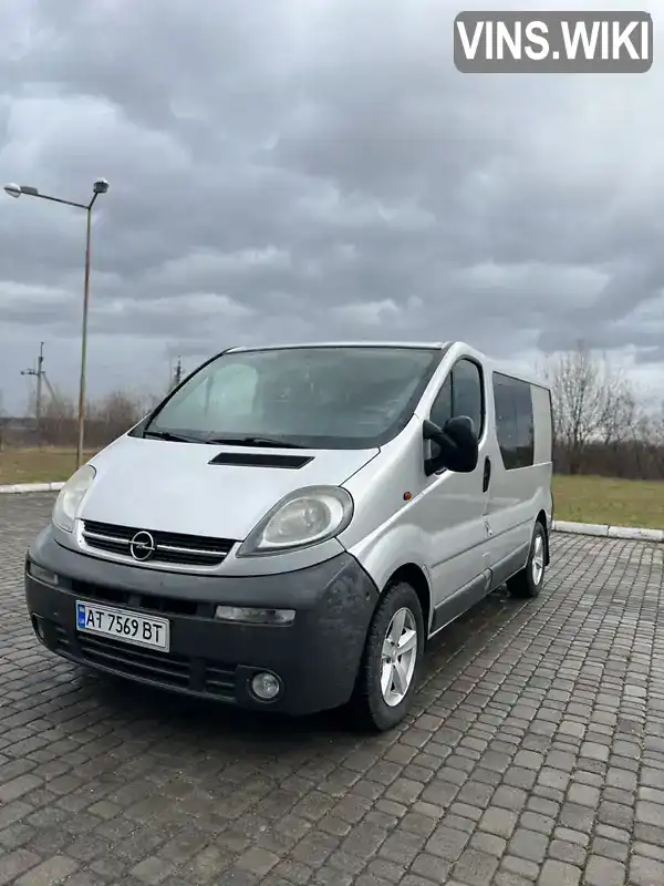 Мінівен Opel Vivaro 2005 1.9 л. Ручна / Механіка обл. Івано-Франківська, Яремче - Фото 1/16