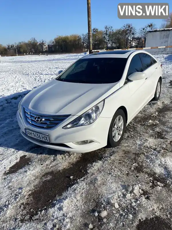 Седан Hyundai Sonata 2012 2.36 л. Автомат обл. Житомирська, Житомир - Фото 1/18