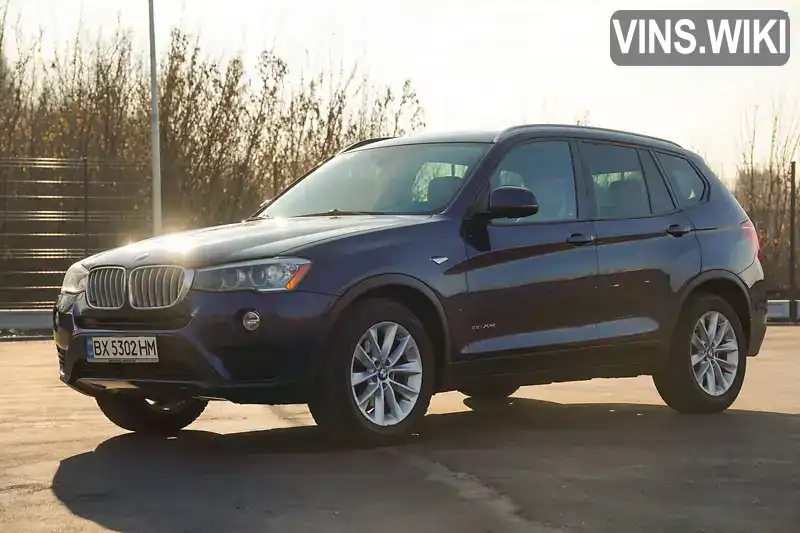 Позашляховик / Кросовер BMW X3 2015 2 л. Автомат обл. Хмельницька, Кам'янець-Подільський - Фото 1/21