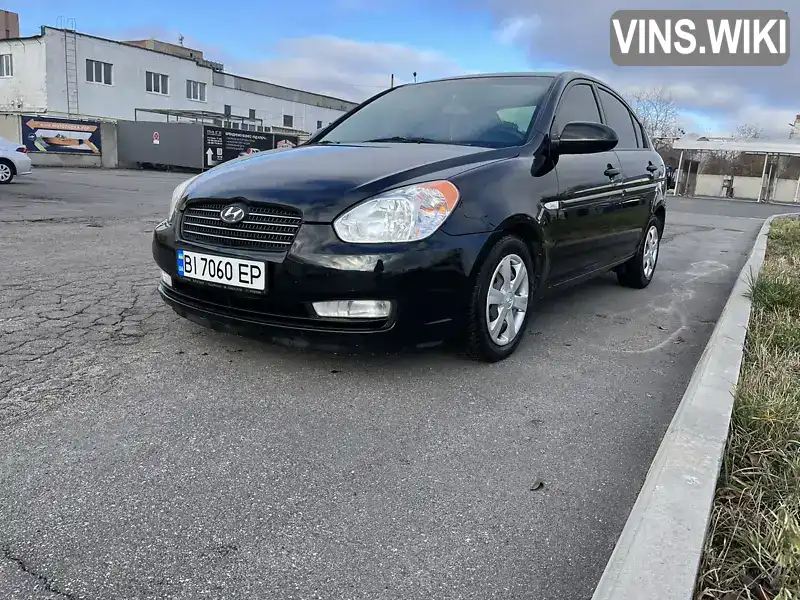 Седан Hyundai Accent 2006 1.4 л. Ручна / Механіка обл. Полтавська, Полтава - Фото 1/21