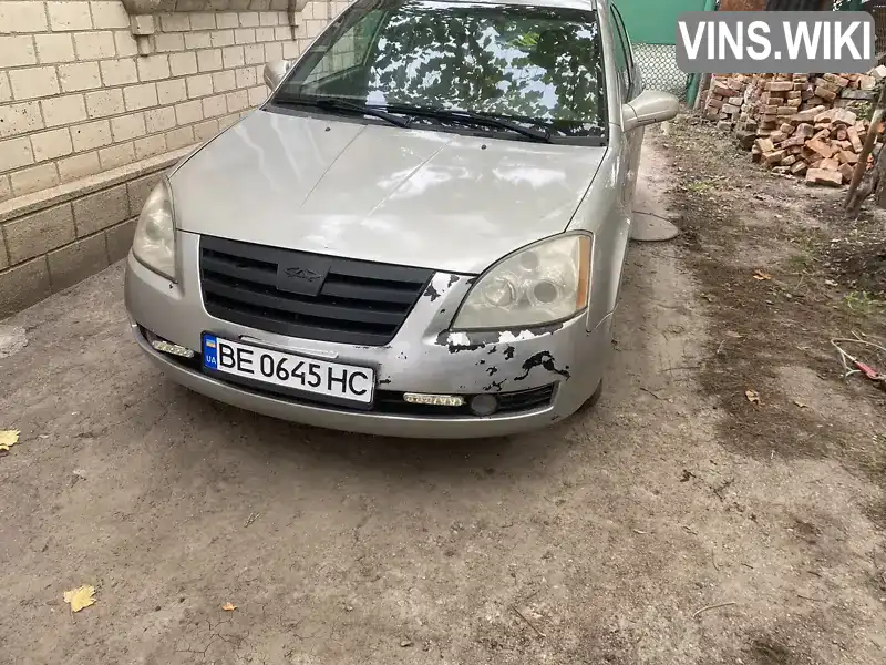 Седан Chery Elara 2007 1.97 л. Ручна / Механіка обл. Миколаївська, Первомайськ - Фото 1/18