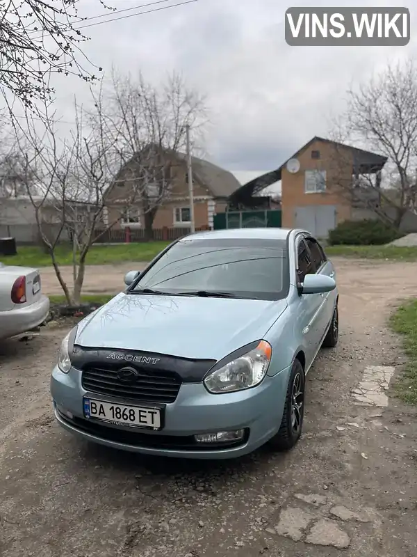 Седан Hyundai Accent 2008 1.6 л. Автомат обл. Кіровоградська, Кропивницький (Кіровоград) - Фото 1/3