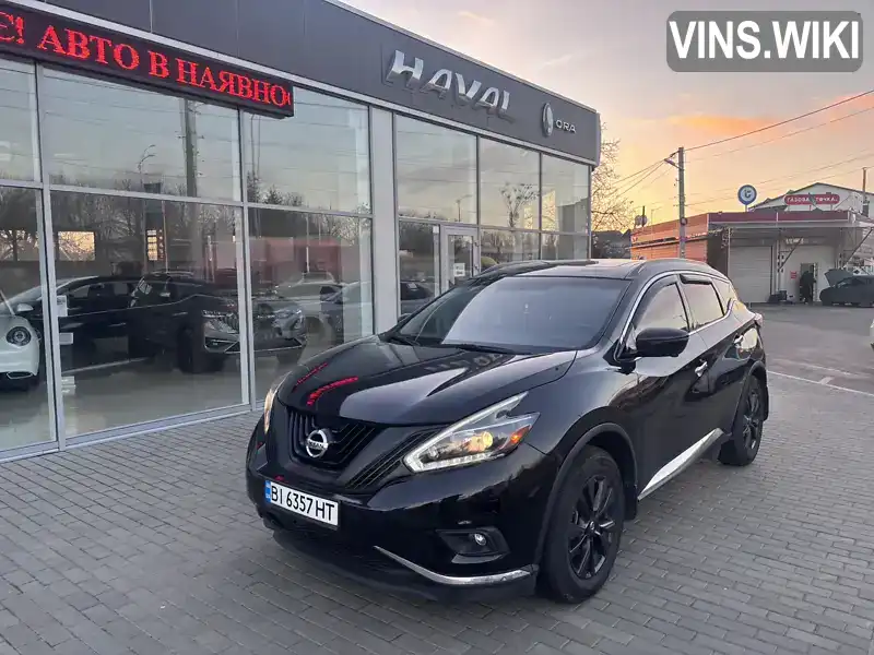 Позашляховик / Кросовер Nissan Murano 2018 3.5 л. Варіатор обл. Полтавська, Полтава - Фото 1/21