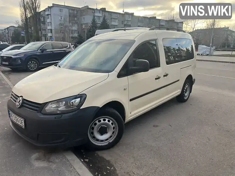 Мінівен Volkswagen Caddy 2013 2 л. Автомат обл. Дніпропетровська, Новомосковськ - Фото 1/8