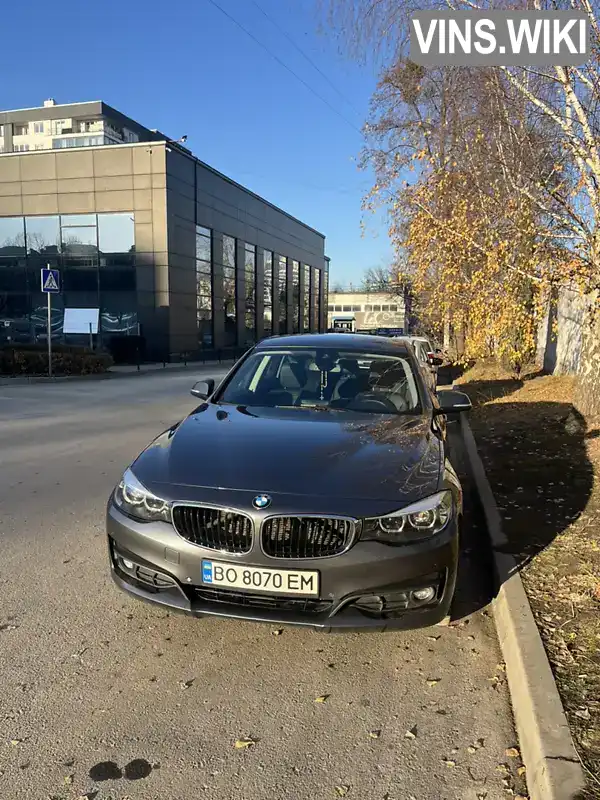 Ліфтбек BMW 3 Series GT 2017 2 л. Автомат обл. Львівська, Львів - Фото 1/21