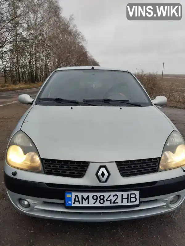 Хетчбек Renault Clio 2002 1.3 л. Ручна / Механіка обл. Житомирська, Брусилів - Фото 1/7