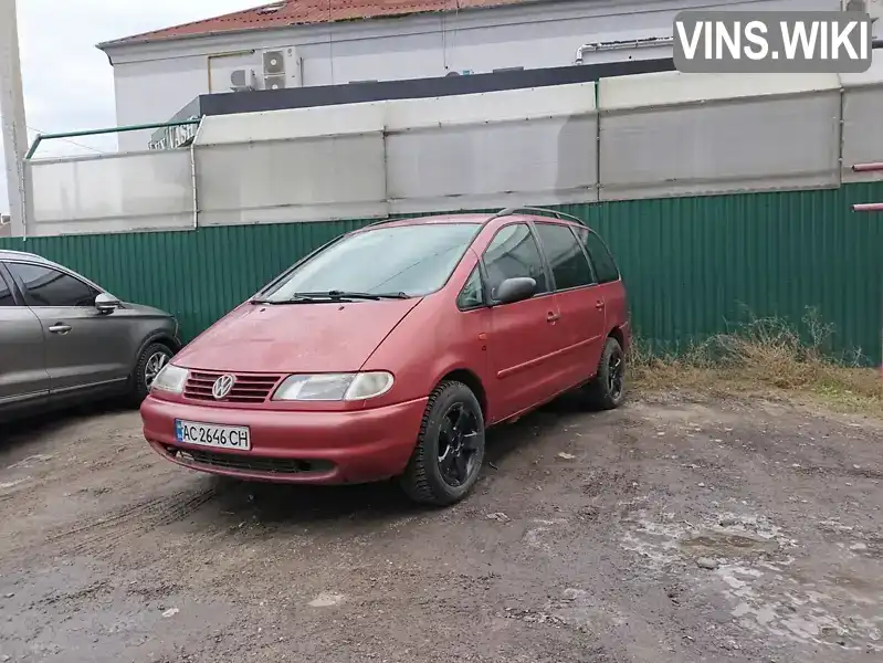 Минивэн Volkswagen Sharan 1997 1.9 л. Ручная / Механика обл. Ровенская, Костополь - Фото 1/11