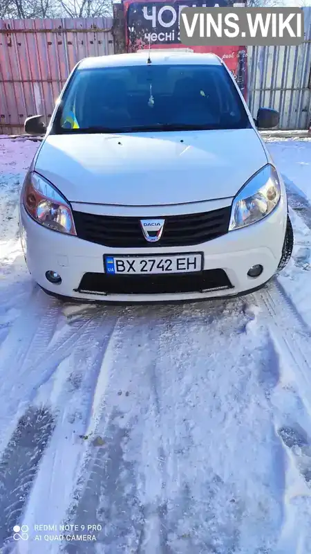 Хетчбек Dacia Sandero 2009 1.39 л. Ручна / Механіка обл. Хмельницька, Хмельницький - Фото 1/21