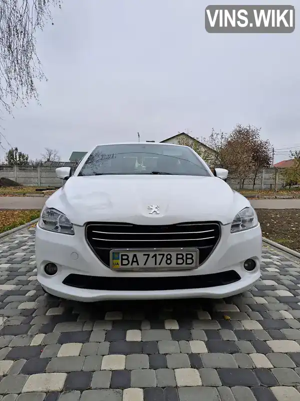 Седан Peugeot 301 2013 1.56 л. Ручна / Механіка обл. Кіровоградська, Кропивницький (Кіровоград) - Фото 1/21