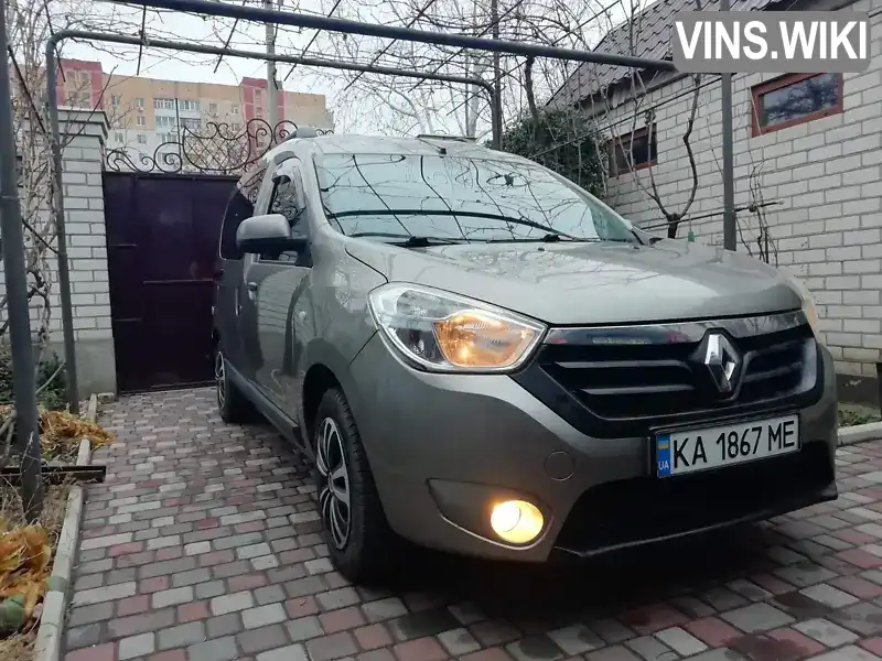 Мінівен Renault Dokker 2015 1.5 л. Ручна / Механіка обл. Миколаївська, Миколаїв - Фото 1/14