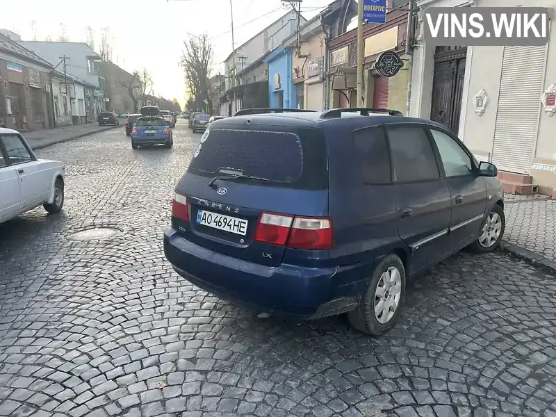 Минивэн Kia Carens 2003 1.99 л. Ручная / Механика обл. Закарпатская, Ужгород - Фото 1/11