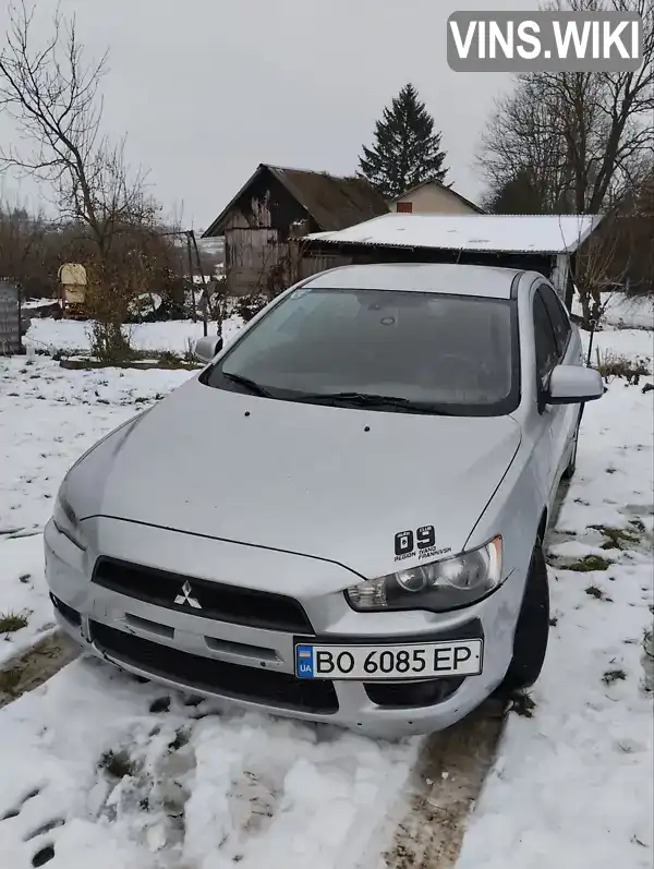 Седан Mitsubishi Lancer 2007 2 л. Ручна / Механіка обл. Тернопільська, Підволочиськ - Фото 1/9