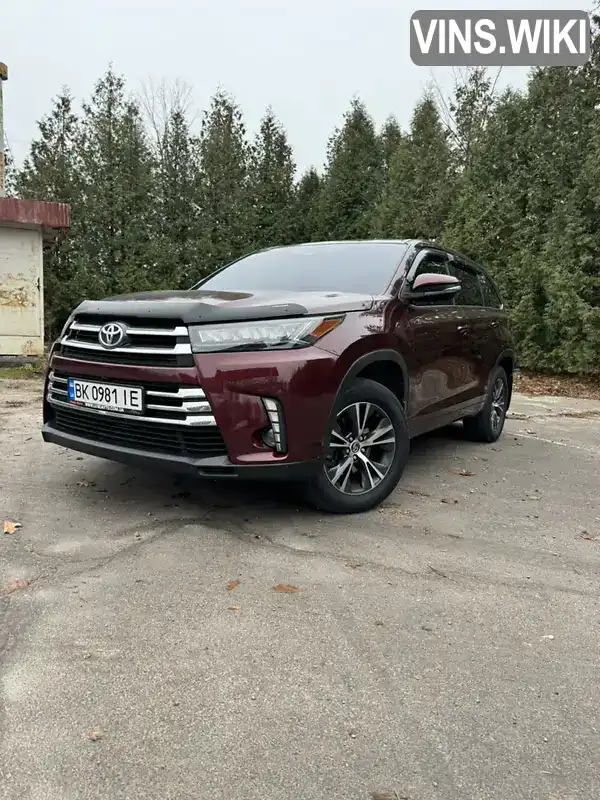 Внедорожник / Кроссовер Toyota Highlander 2018 3.46 л. Автомат обл. Львовская, Львов - Фото 1/21