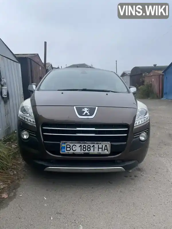 Позашляховик / Кросовер Peugeot 3008 2013 2 л. Робот обл. Львівська, Львів - Фото 1/15