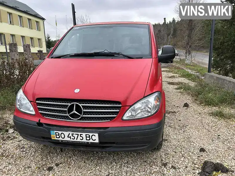 Минивэн Mercedes-Benz Vito 2006 2.15 л. Ручная / Механика обл. Тернопольская, Бучач - Фото 1/13