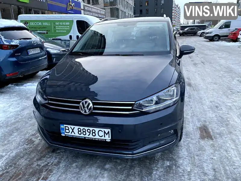 Микровэн Volkswagen Touran 2019 1.97 л. Автомат обл. Хмельницкая, Хмельницкий - Фото 1/21