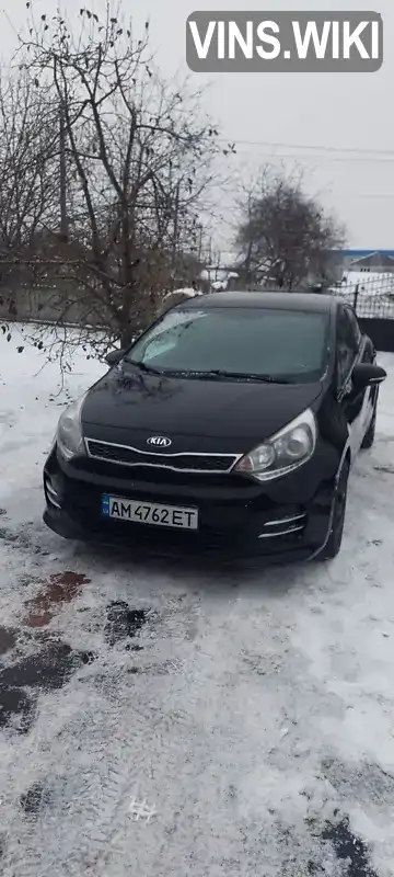 Хетчбек Kia Rio 2016 1.25 л. Ручна / Механіка обл. Житомирська, Житомир - Фото 1/10