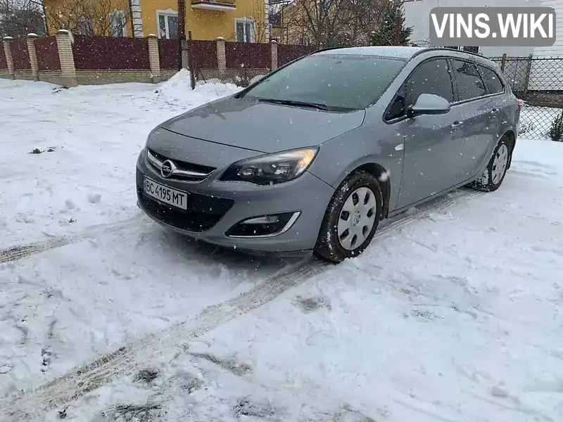 Универсал Opel Astra 2013 1.6 л. Ручная / Механика обл. Львовская, Борислав - Фото 1/7