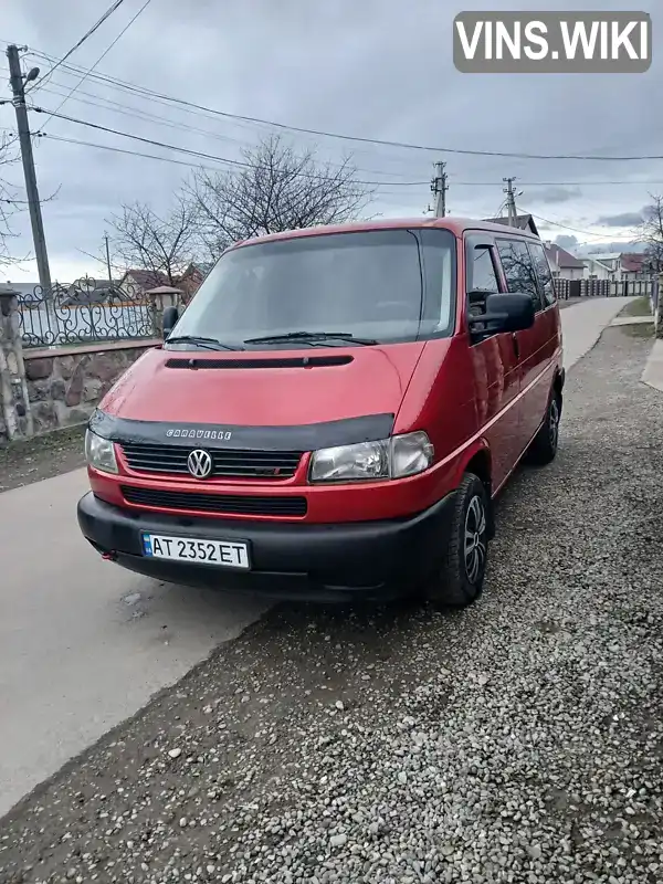 Минивэн Volkswagen Transporter 2001 2.5 л. Ручная / Механика обл. Ивано-Франковская, Надворная - Фото 1/14