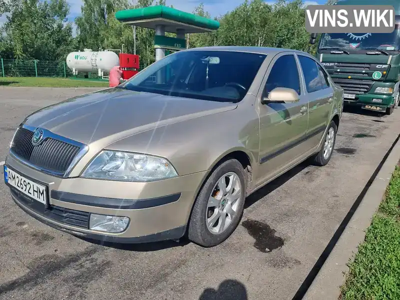 Лифтбек Skoda Octavia 2005 2 л. Автомат обл. Житомирская, Житомир - Фото 1/17