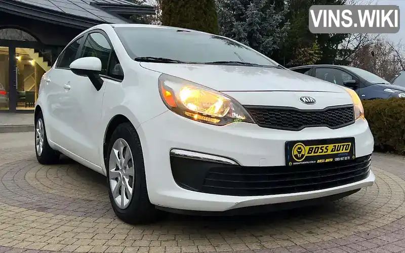 Седан Kia Rio 2016 1.6 л. Автомат обл. Львівська, Львів - Фото 1/19