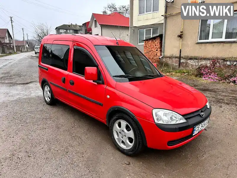 Минивэн Opel Combo 2004 1.3 л. Ручная / Механика обл. Черновицкая, Заставна - Фото 1/15