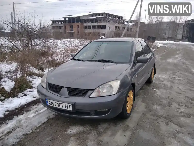 Седан Mitsubishi Lancer 2007 1.6 л. Ручная / Механика обл. Житомирская, Малин - Фото 1/9