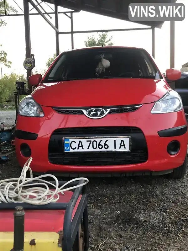 Хетчбек Hyundai i10 2008 1.09 л. Ручна / Механіка обл. Черкаська, Ватутіне - Фото 1/8