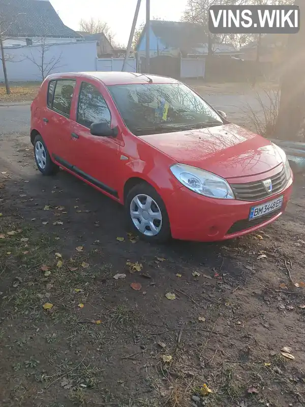 Хэтчбек Dacia Sandero 2009 1.39 л. Ручная / Механика обл. Сумская, Тростянец - Фото 1/7