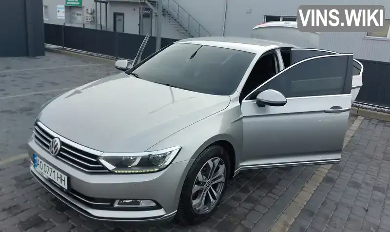 Седан Volkswagen Passat 2015 1.97 л. Автомат обл. Закарпатська, Мукачево - Фото 1/21