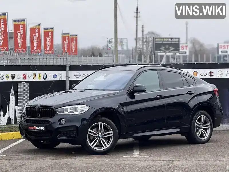 Позашляховик / Кросовер BMW X6 2016 3 л. Автомат обл. Київська, Київ - Фото 1/21