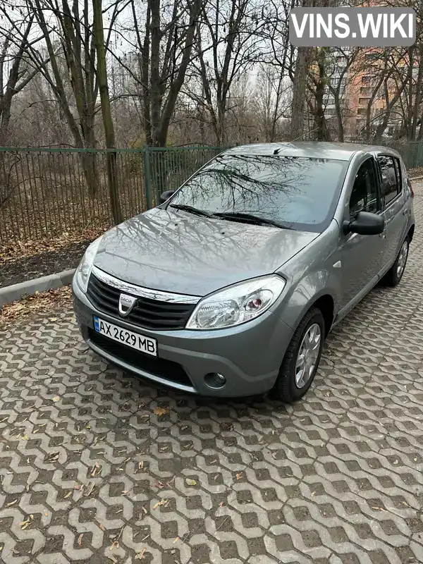 Хетчбек Dacia Sandero 2008 1.6 л. Ручна / Механіка обл. Харківська, Харків - Фото 1/19