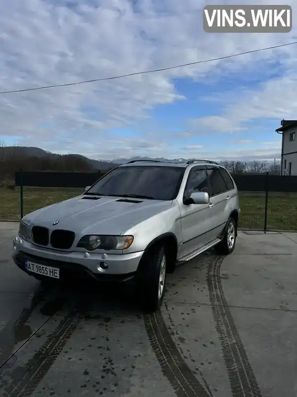 Внедорожник / Кроссовер BMW X5 2003 3 л. Автомат обл. Ивано-Франковская, Яремче - Фото 1/21