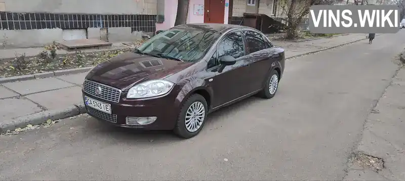 Седан Fiat Linea 2012 1.37 л. Ручная / Механика обл. Черкасская, Черкассы - Фото 1/12