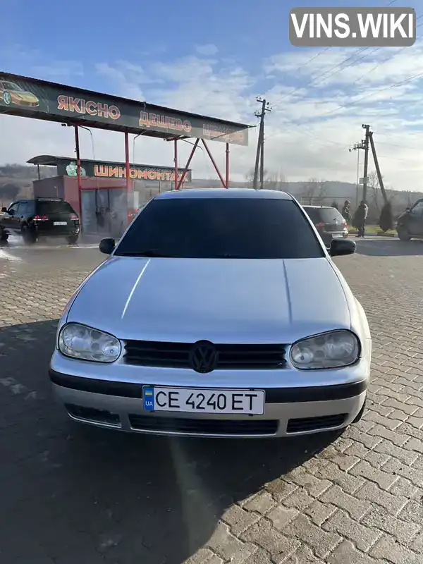 Хэтчбек Volkswagen Golf 2002 1.9 л. Ручная / Механика обл. Черновицкая, Черновцы - Фото 1/21